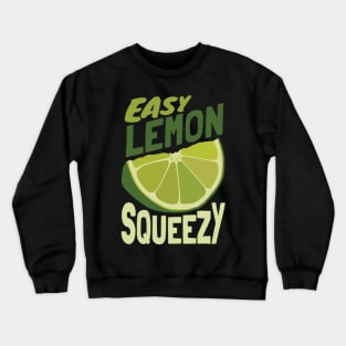 Vintage Lemon Squad Easy Vegan Squeezy Crewneck Sweatshirt